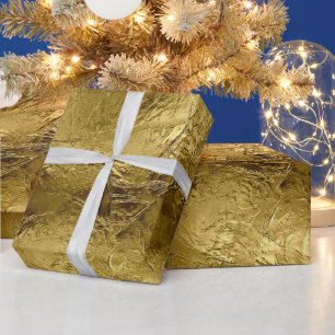 Weihnachten tief goldene Textur solide Luxus dunke Geschenkpapier