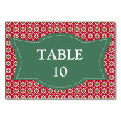 Weihnachten Tischnummer (Rückseite)