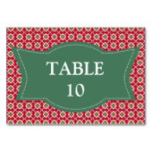 Weihnachten Tischnummer (Vorderseite)