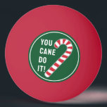 Weihnachten Tischtennisball<br><div class="desc">Positive Weihnachtsbotschaft und Bonbons für Ihr Tischtennis- oder Turnierfest im Weihnachtssaal.</div>