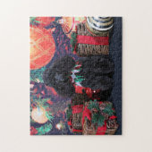 Weihnachten - Toby - Pudel Puzzle (Vertikal)