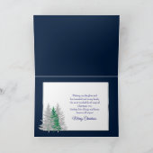 Weihnachten - Tochterfamilie - Nachtschnee u. (Innenseite)