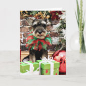 Weihnachten - Tom Dooley - Schnauzer #2 (Vorderseite)