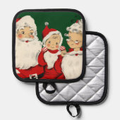 Weihnachten Topflappen (Vorderseite/Rückseite)