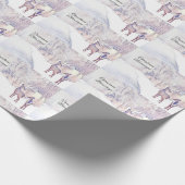 Weihnachten - Tor und Fawn Geschenkpapier (Ecke)