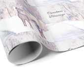 Weihnachten - Tor und Fawn Geschenkpapier (Rolleneckpunkt)