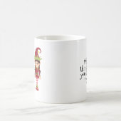 Weihnachten-Touch mein Elf-Urlaub Kaffeetasse (Mittel)