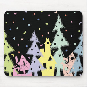 Weihnachten town1 mousepad