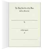 Weihnachten Traditionelle katholische Messe Angebo (Innen (Rechts))