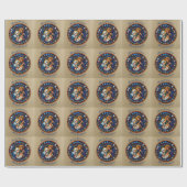 Weihnachten Traditionelle Krippe Geschenkpapier (Flach)
