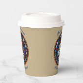 Weihnachten Traditionelle Krippe Pappbecher (Links)