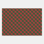 Weihnachten Traditioneller Karierter Tartan Geschenkpapier Set (Vorderseite 3)