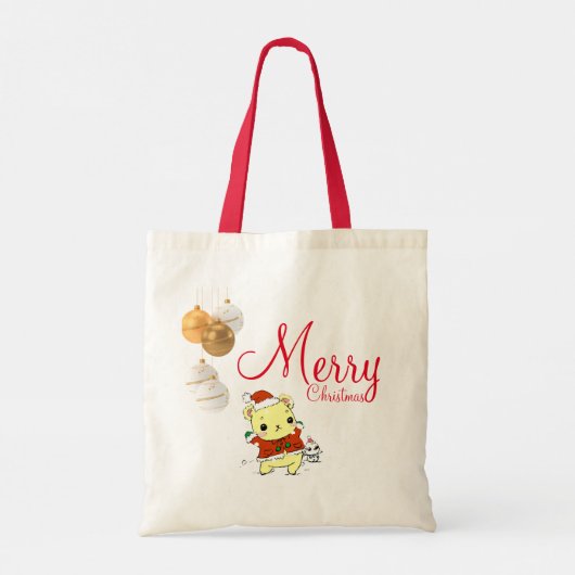 Weihnachten Tragetasche (Rückseite)