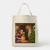 Weihnachten Tragetasche (Rückseite)