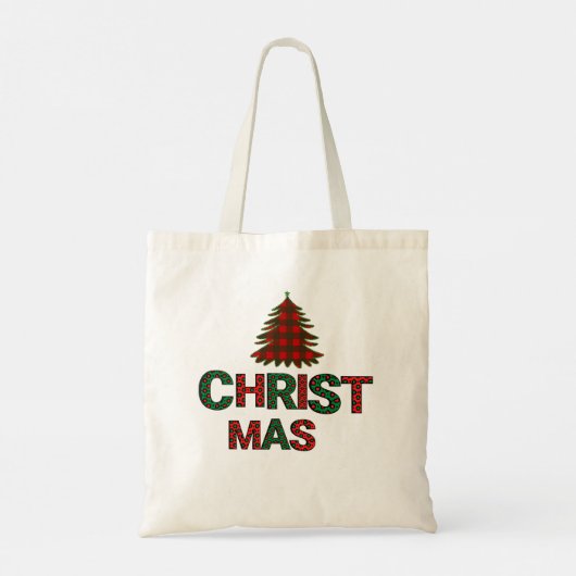 Weihnachten Tragetasche (Rückseite)