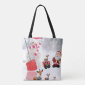 Weihnachten Tragetaschen Tasche (Rückseite)