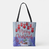 Weihnachten Tragetaschen Tasche (Rückseite)