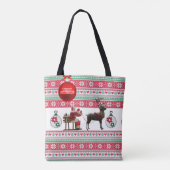Weihnachten Tragetaschen Tasche (Rückseite)