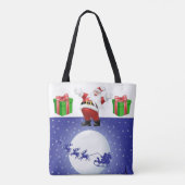 Weihnachten Tragetaschen Tasche (Rückseite)