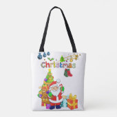 Weihnachten Tragetaschen Tasche (Rückseite)