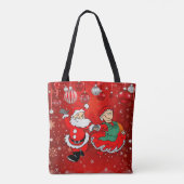 Weihnachten Tragetaschen Tasche (Rückseite)
