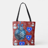 Weihnachten Tragetaschen Tasche (Rückseite)