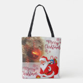Weihnachten Tragetaschen Tasche (Rückseite)