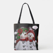 Weihnachten Tragetaschen Tasche (Rückseite)