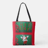 Weihnachten Tragetaschen Tasche (Rückseite)