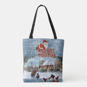 Weihnachten Tragetaschen Tasche (Rückseite)
