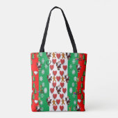 Weihnachten Tragetaschen Tasche (Rückseite)