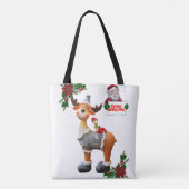 Weihnachten Tragetaschen Tasche (Rückseite)