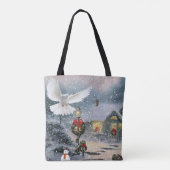 Weihnachten Tragetaschen Tasche (Rückseite)