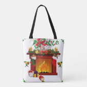 Weihnachten Tragetaschen Tasche (Rückseite)