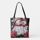 Weihnachten Tragetaschen Tasche (Rückseite)