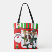 Weihnachten Tragetaschen Tasche (Rückseite)