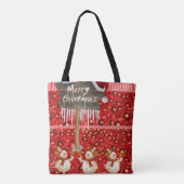 Weihnachten Tragetaschen Tasche (Rückseite)