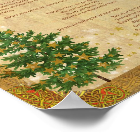 WEIHNACHTEN TREE CUTTING RITUAL POSTER (Ecke)