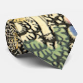 Weihnachten, Tree mit Kerzen und ein Star Krawatte (Gerollt)