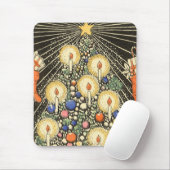 Weihnachten, Tree mit Kerzen und ein Star Mousepad (Mit Mouse)