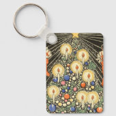 Weihnachten, Tree mit Kerzen und ein Star Schlüsselanhänger (Vorderseite)