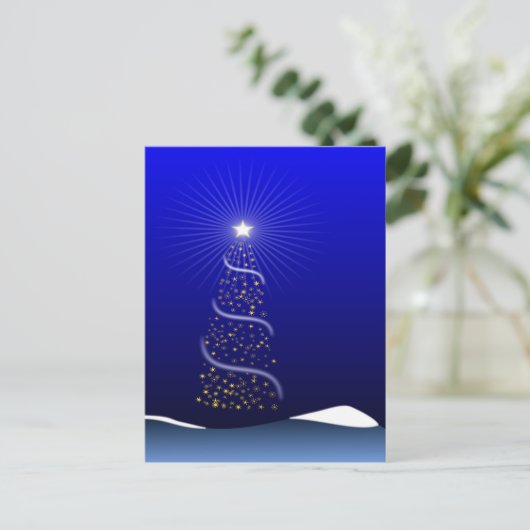 Weihnachten - Tree & Star (Stehend Vorderseite)