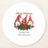 Weihnachten - Trendsetter Runder Pappuntersetzer (Vorderseite)