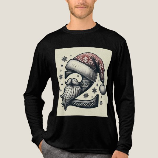 Weihnachten Tri-Blend Shirt (Vorderseite)