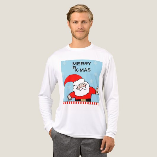 Weihnachten Tri-Blend Shirt (Vorderseite komplett)