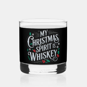 Weihnachten Trinken Whisky Liebhaber Trinker Sprüc Whiskyglas