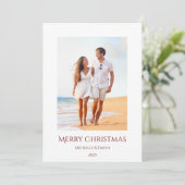 Weihnachten Tropical Beach Vacation Foto (Stehend Vorderseite)