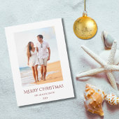 Weihnachten Tropical Beach Vacation Foto
