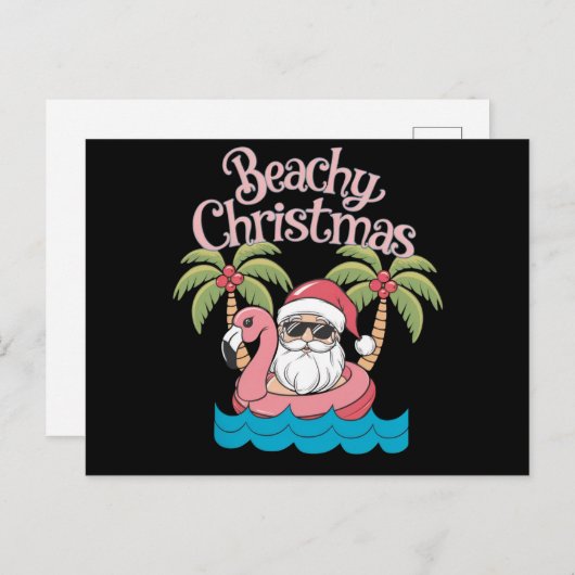 Weihnachten - tropischer Urlaub am Strand Santa Be (Vorne/Hinten)