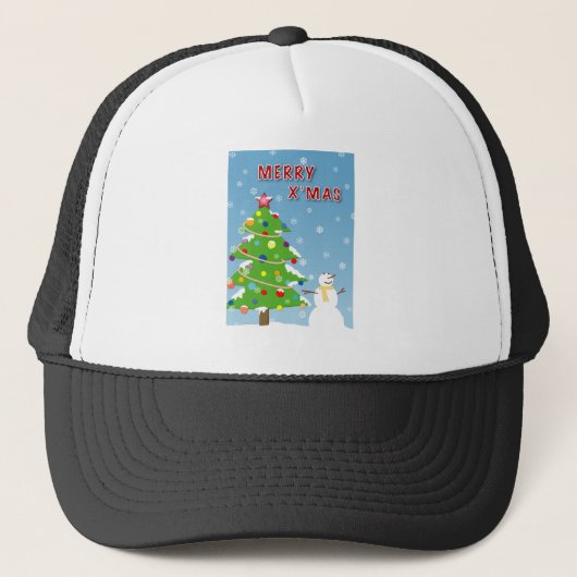 Weihnachten Truckerkappe (Vorderseite)